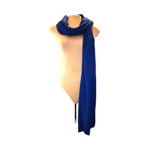 Echo Italian Made Large Royal Blue Scarf/Wrap 78'X28"